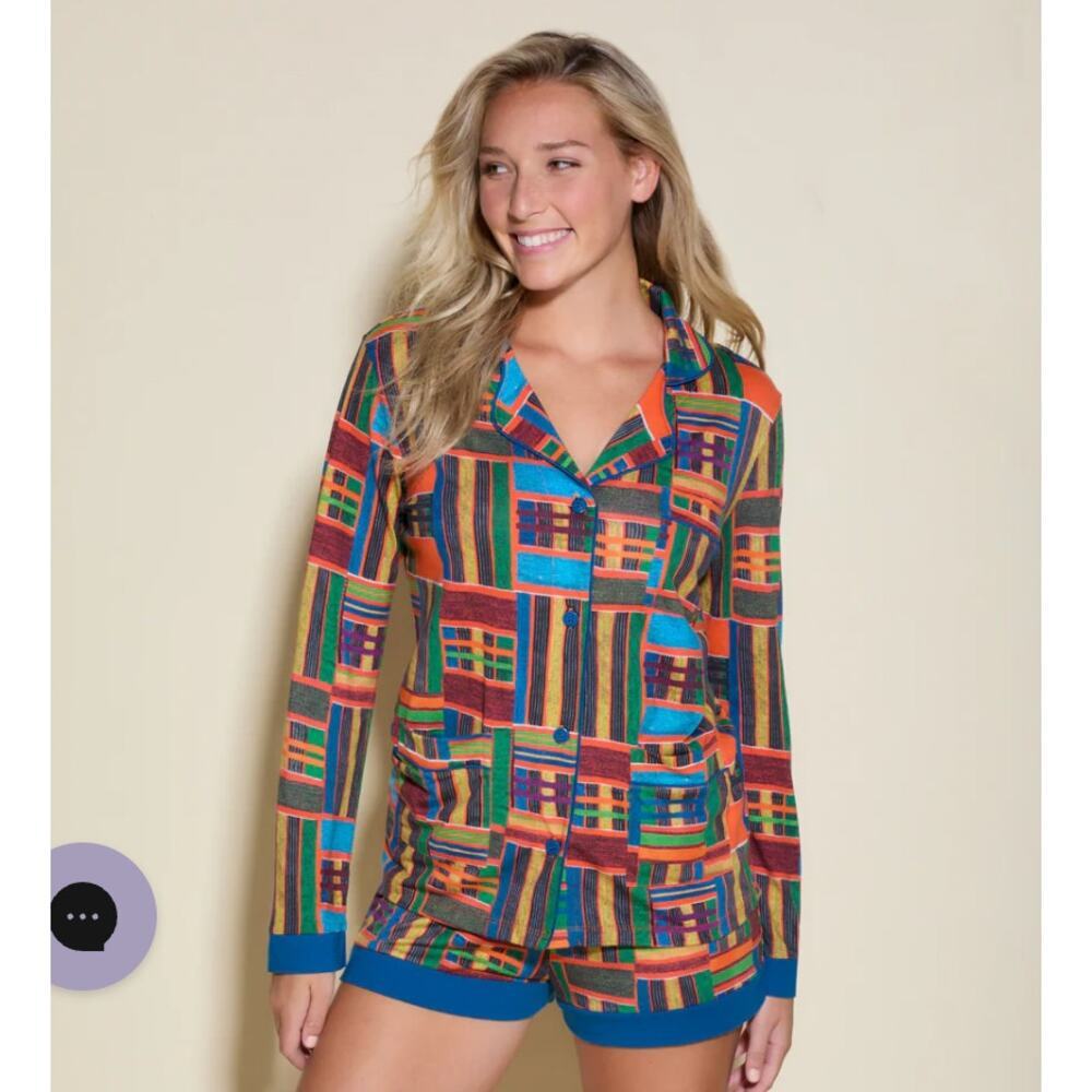 Cosabella Sleep Top Peruvian Cotton NWT bella print